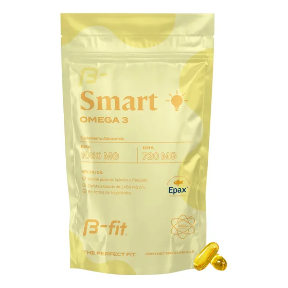 B-fit Omega 3 De Salmón Noruego 180 Cápsulas Epax Sin Sabor