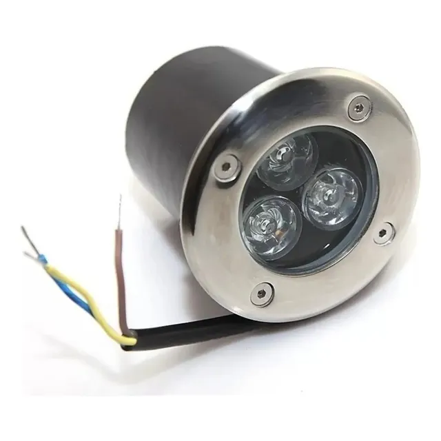 Foco Led Piso 3w Emb. Ip67 Calida
