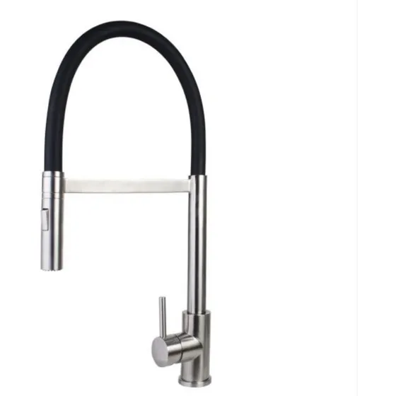 Fp Monomando De Fregadero Inox Manguera Silicón (02gf700)