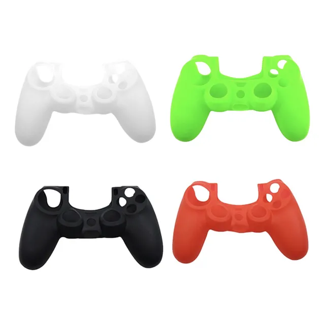 2 Fundas Protectora Silicona Joystick Ps4 Gamer Lisa Colores