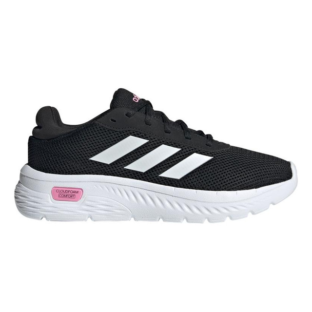 Tênis Cloudfoam Comfy Preto & Branco adidas Tênis Cloudfoam Comfy Preto & Branco adidas