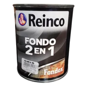 Fondo 2 En 1 Gris 1/4 Galón- Reinco