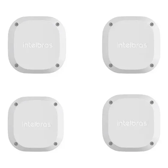4 Cajas Estanco Electricidad Camaras Exterior Vbox Intelbras Blanco | Cuotas sin interés