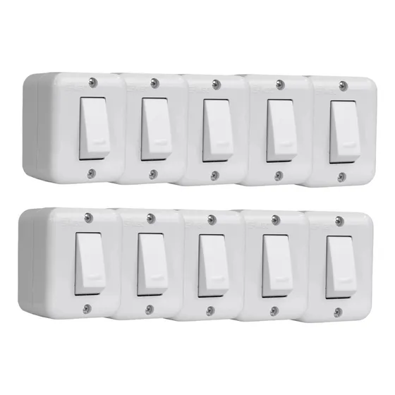 X10 Casquete Interruptor Sobrepuesto Simple Stanford 16a Sec
