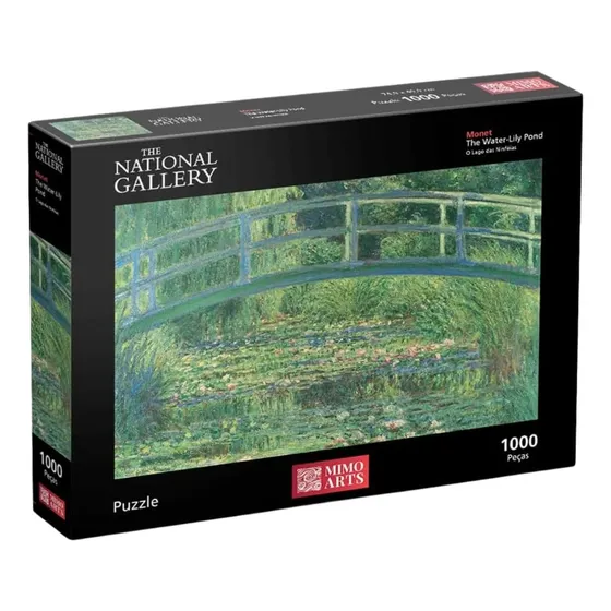 Quebra-cabeça Puzzle 1.000 Peças A Lagoa - Monet Mimo Toys
