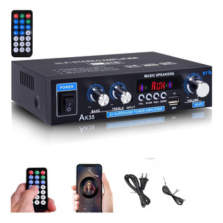 Amplificador De Audio Bluetooth Usb Mini Home De 2 Canales Amplificador De Audio Bluetooth Usb Mini Home De 2 Canales