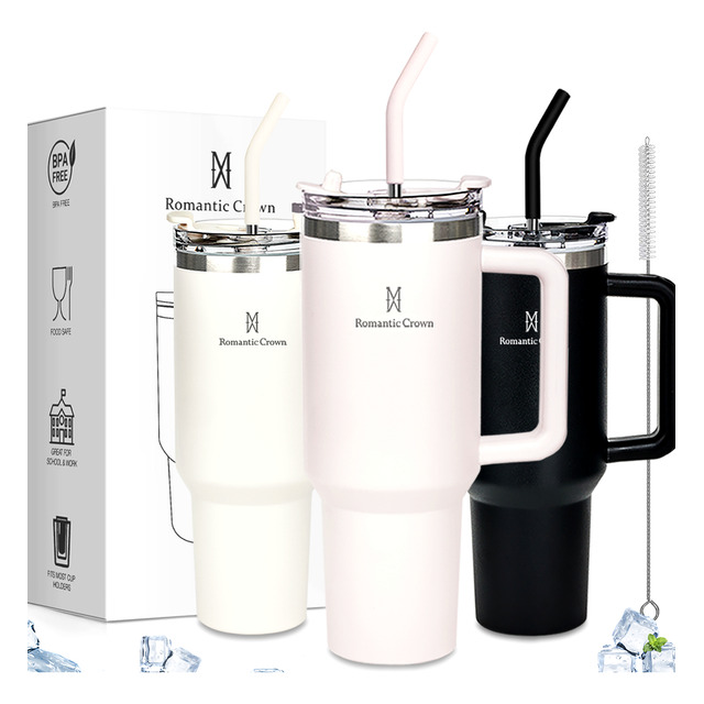 Copo Térmico Gigante 1,2l Inox Com Tampa E Inox Canudo Copo Térmico Gigante 1,2l Inox Com Tampa E Inox Canudo