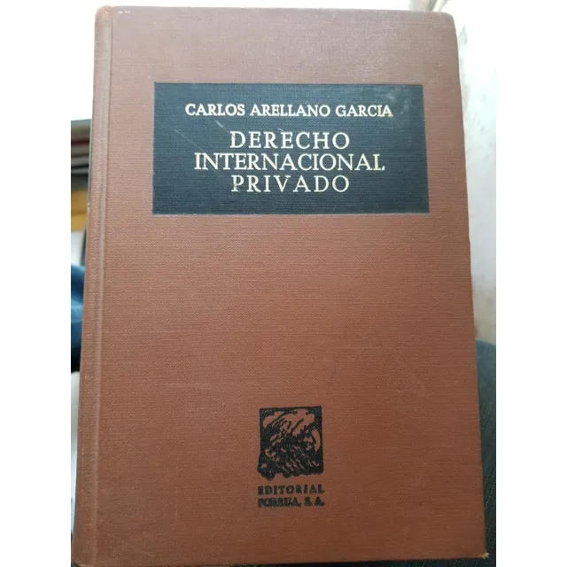 A0 Derecho Internacional Privado 1.a Ed Carlos Arellano