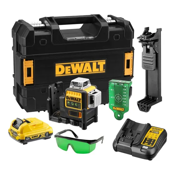 Nivel Laser 360° 12 V Luz Verde 30 Mts Dewalt Dce089d1g-qw