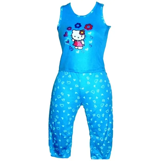 Ropa Dormir Pijamas Niñas Pantalón Largo Franela Tiritas