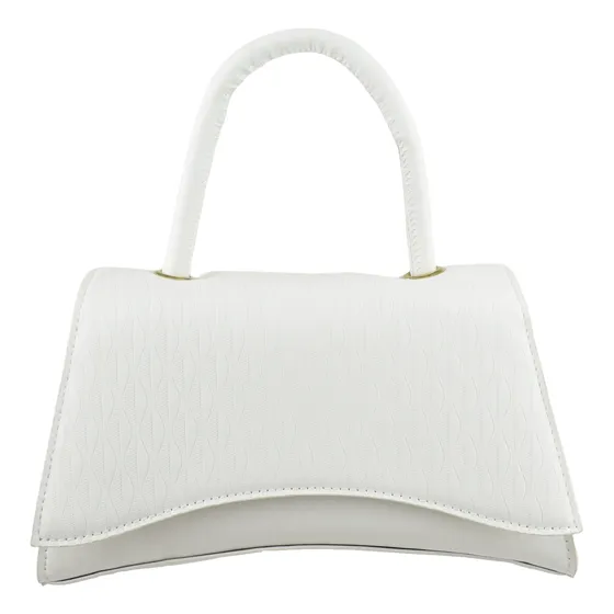 Cartera Minibag Eco Cuero Mujer Car108 Milokita Blanco
