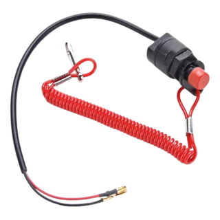 Chave Corta Corrente CordĂŁo + BotĂŁo P/ Motor De Popa Yamaha Chave Corta Corrente CordĂŁo + BotĂŁo P/ Motor De Popa Yamaha