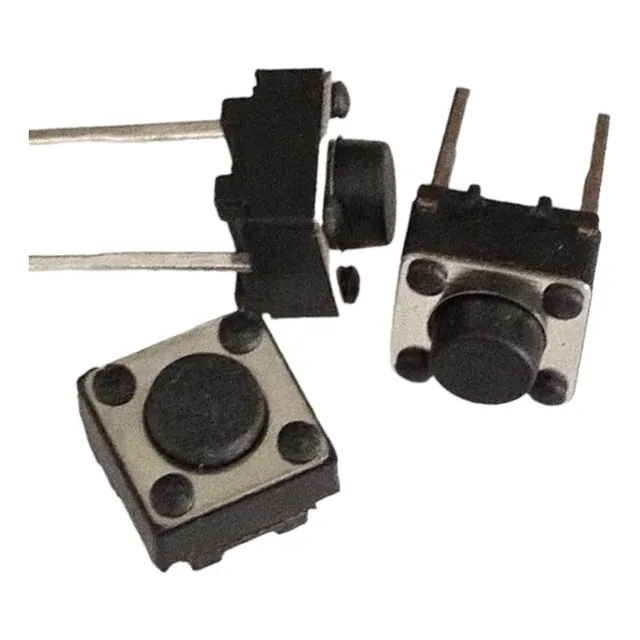 Sw832 Micro Pulsador Switch 2 Pines 6x6x5.1mm (25 Unidades)