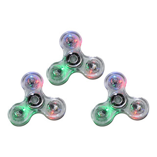 3 Fidget Spinner Descompresión Brillante Led De Colores Rela 3 Fidget Spinner Descompresión Brillante Led De Colores Rela