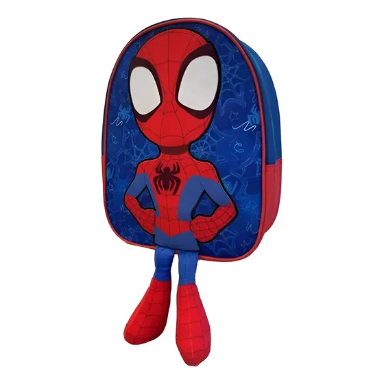 Mochila Con Patitas Spidey Spiderman Sy81423 Color Azul