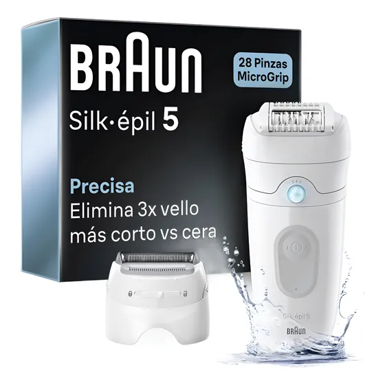 Depiladora Eléctrica Braun Silk-épil 5, 5-041 Color Blanco