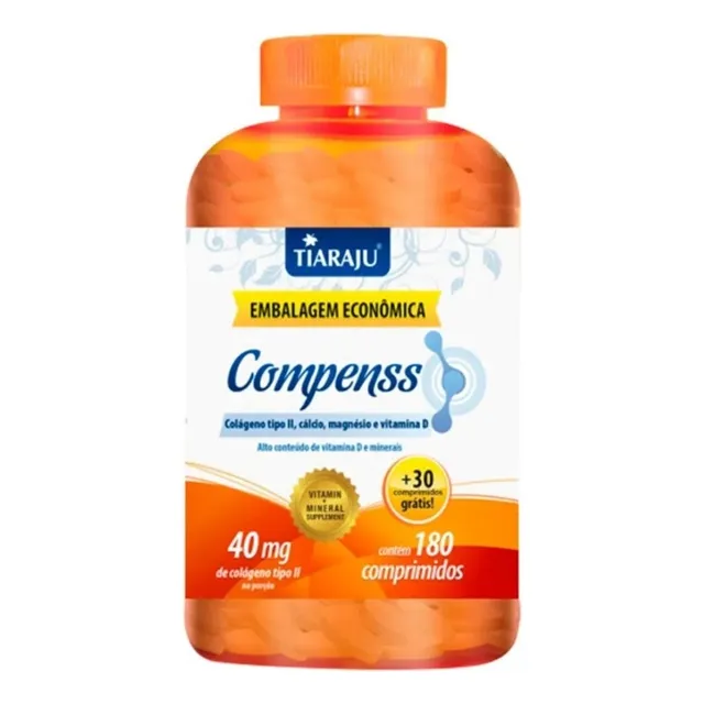 Colageno Tipo 2 Calcio Magnesio Y Vitamina D Con 180 Cápsula