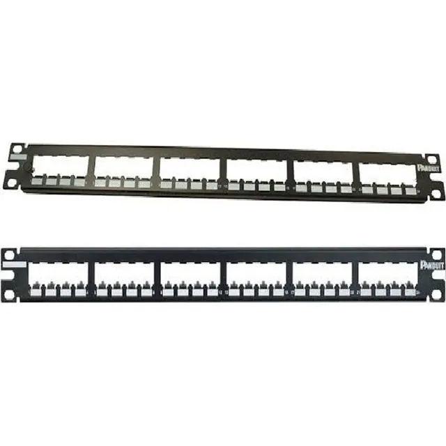 Panel Modular 24 Ptos Vacio, 1rmu, Panduit Jacks Cat 6 Y 5e