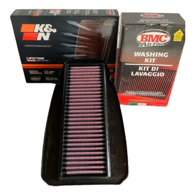 Filtro Aire Y R15 V3 Marca K&n (ya-1219) + Kit De Lavado Bmc