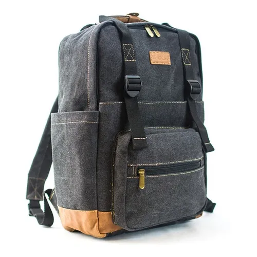 Mochila Matera Lanin Porta Laptop Lanin Lincoln's Urbana LG Color Humo
