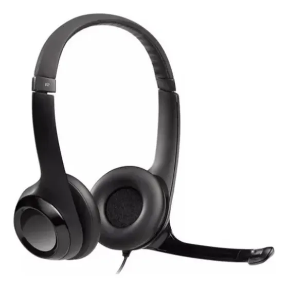 Audifonos Logitech H390 Estereo Headset Usb Negro