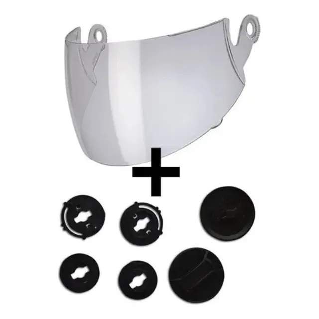 Kit Visor Casco Moto Vertigo Tamashi Cristal Fume