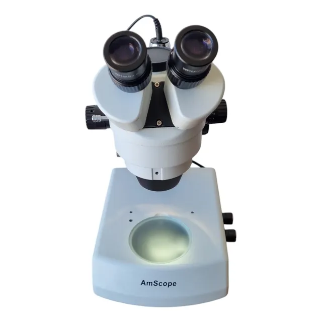 Estereoscopio Amscope, Triocular, Luz Halogena Dual 7x - 180