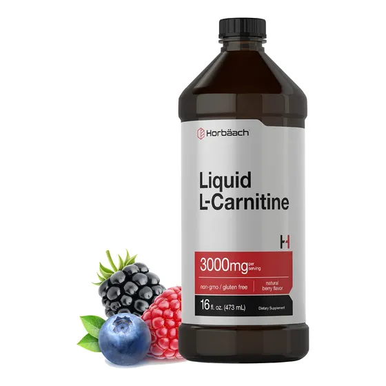 Suplemento Líquido De L-carnitina Horbäach 473 Ml 3000 Mg