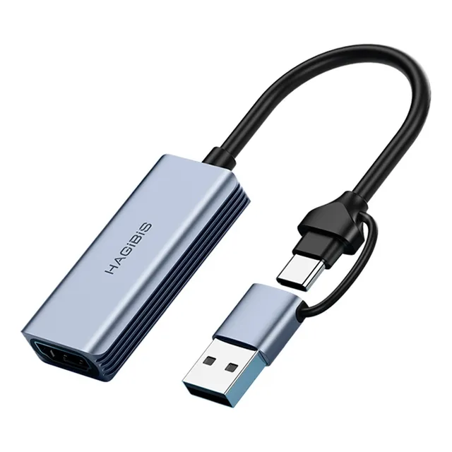 Capturadora Video Hagibis 1080p Externa Usb Metal