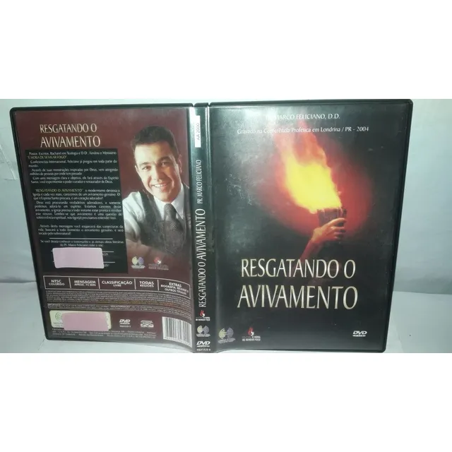 Dvd Pregação Pr.marcos Feliciano Resgatando Avivamento Ja 88