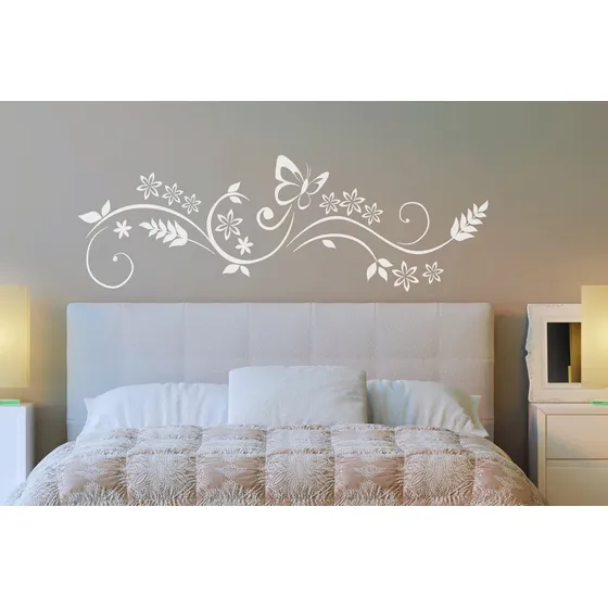 Vinilo De Pared Cabecero Mariposa  | Vinilo Design