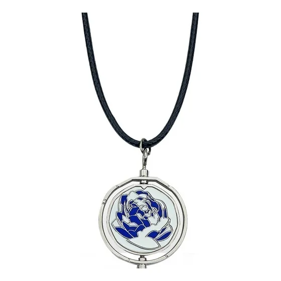 Colar Arcaine Blue Rose, Colar Giratório Arcane - 2025