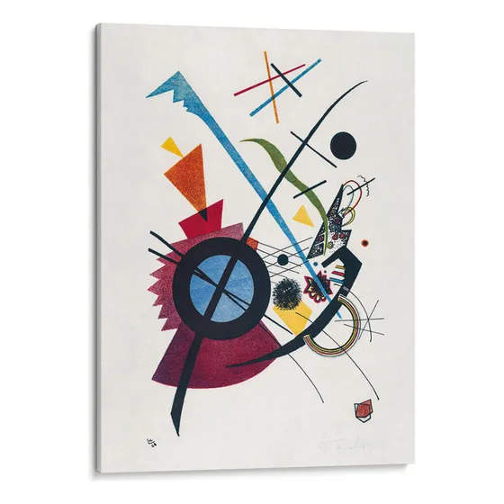 Canvas Lab Cuadro Violeta 90x120, Wassily Kandinsky