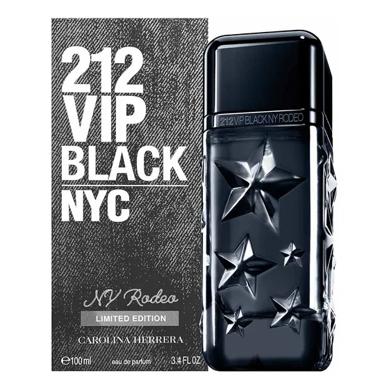 Perfume Importado Masculino 212 Vip Black Ny Rodeo - Edp - 100ml - Carolina Herrera Original Lacrado Com Selo Adipec E Nota Fiscal Pronta Entrega 100%