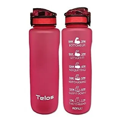 Botella De Agua Motivacional Telos - 50oz Botella De Gmcjd
