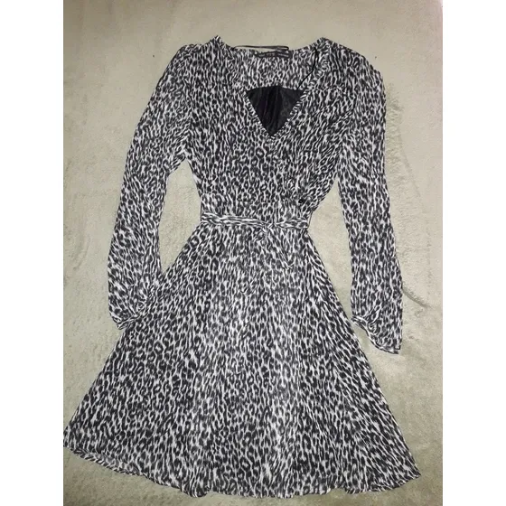 Vestido Zara Estampado Usado