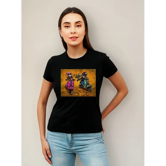 Playera Mujer Dia De Muertos Diseño 671 Playeras Beloma