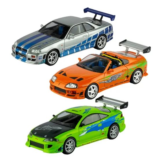 Fast & Furious 1:43 Nissan Toyota Mitsubishi Brian O'conner