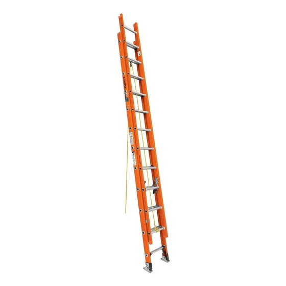 Escalera Extensible 24 Pasos Fibra Vidrio 175kg Truper 16757