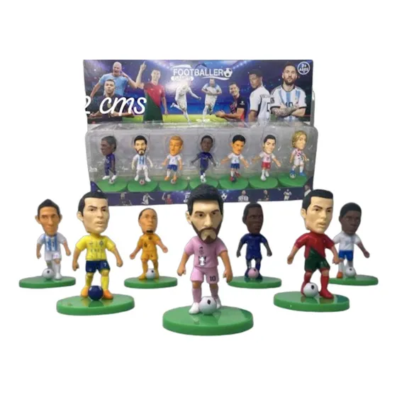 Juguete Figuras Futbolistas X7 Personajes