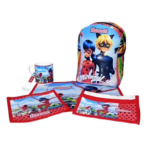 Set De Jardín Y Mochila Premium Personalizado Con Nombre