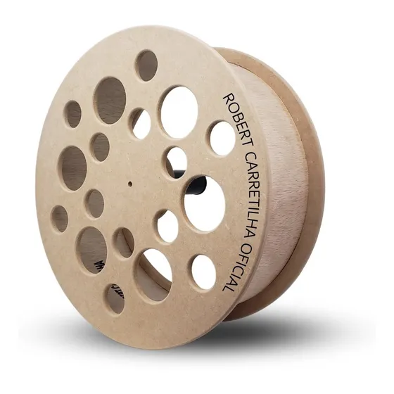 Carretilha De Catraca Para Pipa - Modelo 18 Furos - 35cm