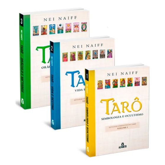 Trilogia Estudos Completos Do Tarô, De Alfabeto. Editorial Nei Naiff Em Português