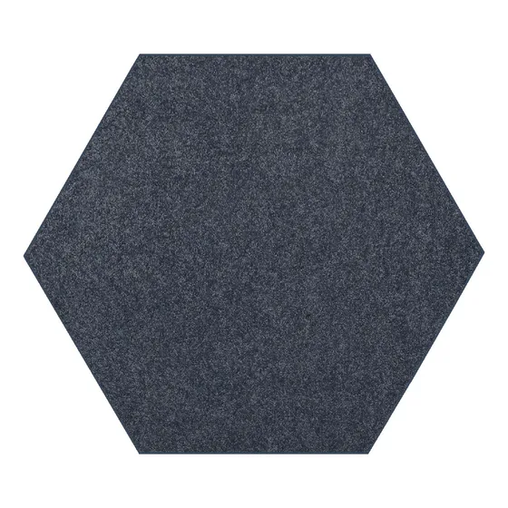 Alfombra Color Liso Azul Gasolina 2 13 Metros Hexagonal
