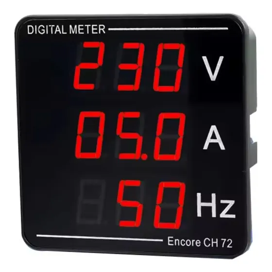Pantalla Digital Voltimetro Amperaje Hz Ac50-500v Ch-72