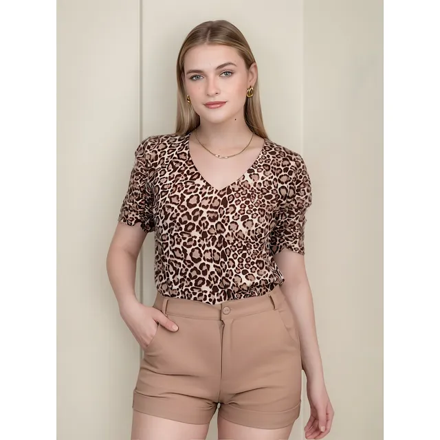 Blusa Arequipa Seda Francesa - Aquabella