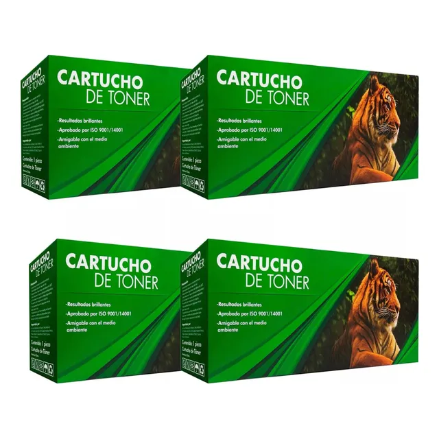 Kit 4 Toner Compatible Con 85a Ce285a 35a 36a Tinta Negro