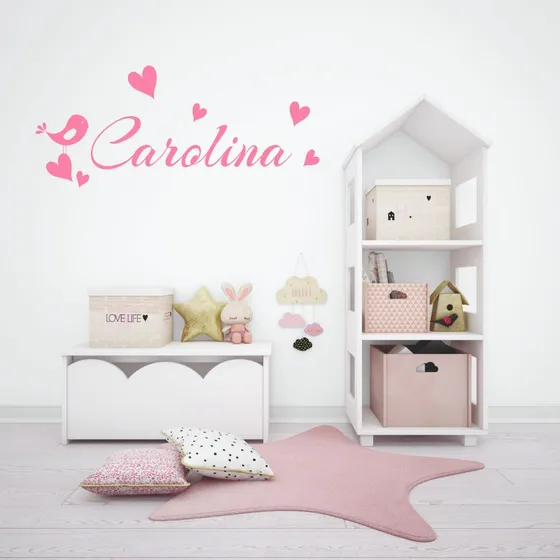Vinilo  Infantil Nombre, Decorativo, Pared.