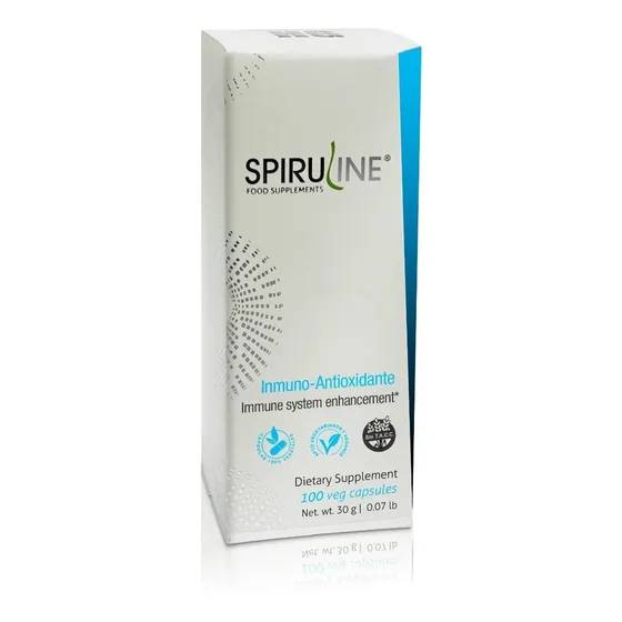 Spirulina Inmuno Antioxidante X100cap Spiruline Zinc Selenio