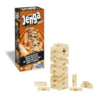 Jogo De Torre Jenga Clássico A2120 Hasbro Jogo De Torre Jenga Clássico A2120 Hasbro